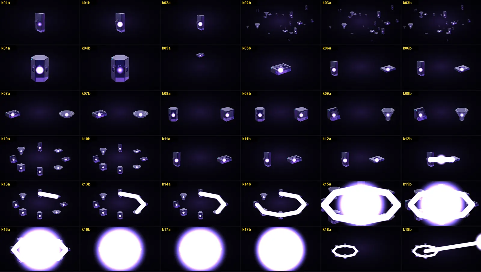 All 36 keyframes